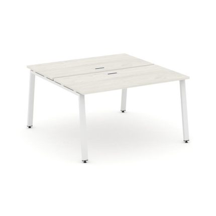 Style Project Рабочая станция 2-х сторон. SN-6A.DRS-012 Дуб Наварра/Металл Белый 1180*1432*750