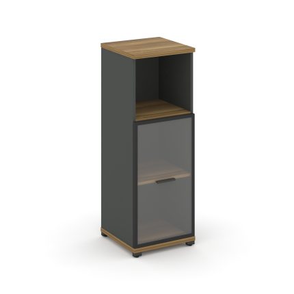 Concept Шкаф 1 узкая секция, 3 ниши CN.STU.E-313 RPB A Сандал Янтарный/Антрацит/Металл Антрацит/Проз