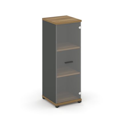 Concept Шкаф 1 узкая секция, 3 ниши CN.STU.E-316 SP A Сандал Янтарный/Антрацит/Металл Антрацит/Прозр