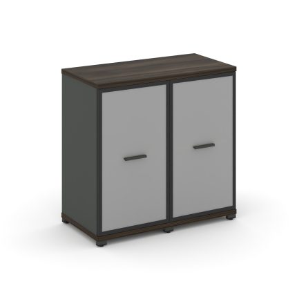 Concept Шкаф 2 узкие секции, 2 ниши CN.STU-223 RMB A Дуб Мали/Антрацит/Металл Антрацит/Сатин 836*420