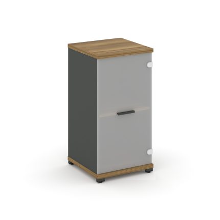 Concept Шкаф 1 узкая секция, 2 ниши CN.STU.E-213 SM A Сандал Янтарный/Антрацит/Металл Антрацит/Сатин