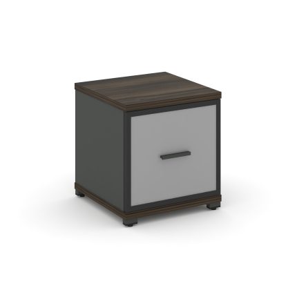 Concept Шкаф 1 узкая секция, 1 ниша CN.STU-113 RMB A Дуб Мали/Антрацит/Металл Антрацит/Сатин 420*420