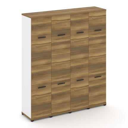 Concept Шкаф 4 узкие секции, 5 ниш CN.STU-545 B Сандал Янтарный/Белый Бриллиант/Металл Черный 1668*4