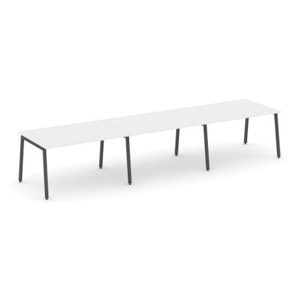 Style Project Стол переговорный SN-4A.SPRG-021.3 Белый/Металл Антрацит 2940*980*750