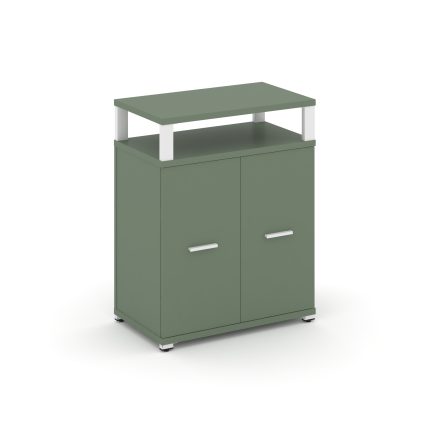 Concept Распаш. шкаф опорный/приставной с верх. горизонтом  CN.SOPR-002 W Кобо/Металл Белый 720*420*