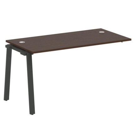 Metal System Проходной элемент рабочей станции на А-образном м/к БА.ПРС-СП-1.3 Венге Цаво/Металл Ант