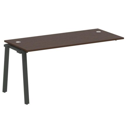 Metal System Проходной элемент рабочей станции на А-образном м/к БА.ПРС-СП-1.4 Венге Цаво/Металл Ант