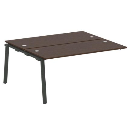 Metal System Проходной элемент рабочей станции на А-образном м/к БА.ПРС-СП-2.4 Венге Цаво/Металл Ант