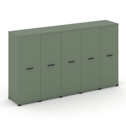 Concept Шкаф 5 узких секций, 3 ниши CN.STU-356 B Кобо/Металл Черный 2084*420*1186