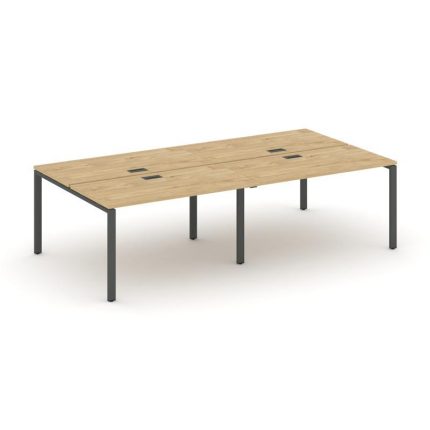 Style Project Рабочая станция 2-х сторон. SN-6P.DRS-041 Тиквуд Светлый/Металл Антрацит 1960*1432*750