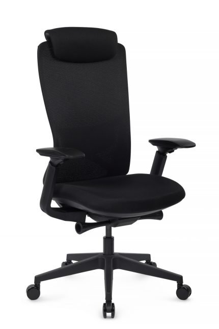 Кресло Gemini EGE-002A Черный пластик/Черный