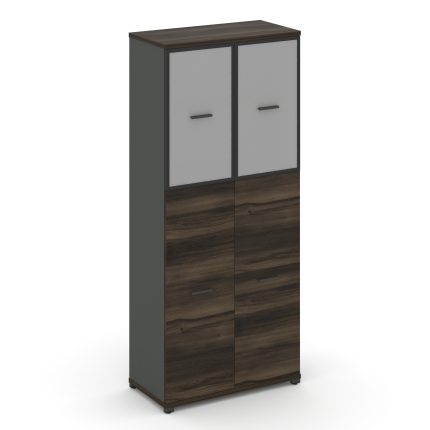 Concept Шкаф 1 широкая секция, 5 ниш CN.STS-515 RMB A Дуб Мали/Антрацит/Металл Антрацит/Сатин 836*42