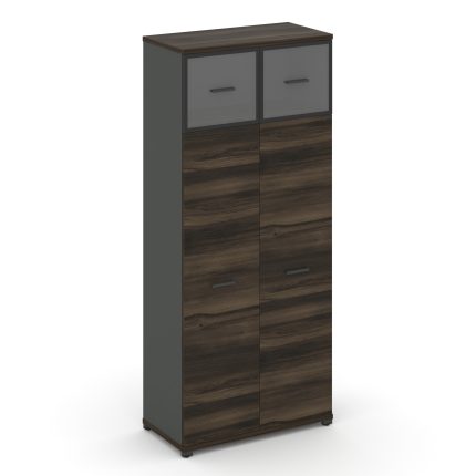 Concept Шкаф 1 широкая секция, 5 ниш CN.STS-517 RPB A Дуб Мали/Антрацит/Металл Антрацит/Прозрачный 8