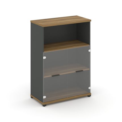 Concept Шкаф 1 широкая секция, 3 ниши CN.STS.E-313 SP A Сандал Янтарный/Антрацит/Металл Антрацит/Про
