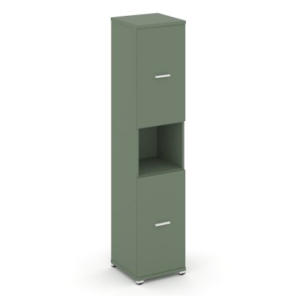 Concept Шкаф 1 узкая секция, 5 ниш CN.STU-513 W Кобо/Металл Белый 420*420*1922