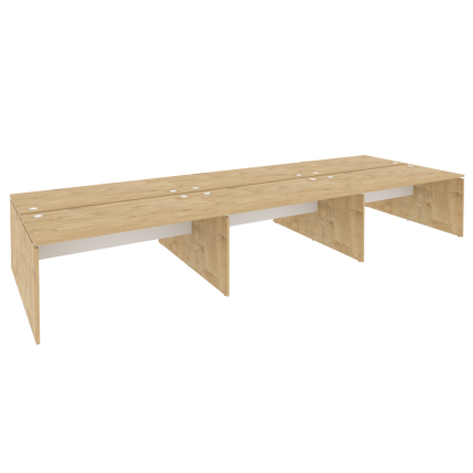 Onix Рабочая станция O.D.RS-6.4.8 Тиквуд Светлый/Белый Бриллиант 4740*1635*750