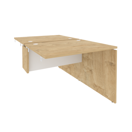 Onix Стол-приставка двойной к опорным элементам O.D.SPR-1.8 Тиквуд Светлый/Белый Бриллиант 980*1635*