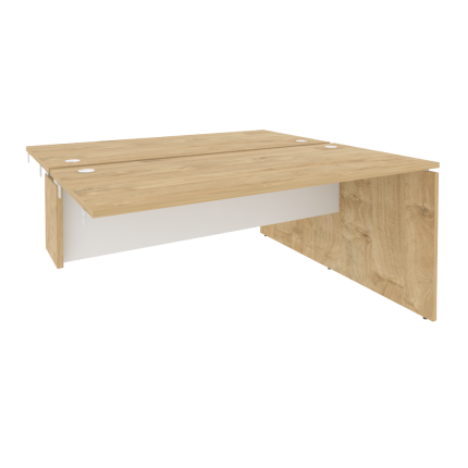 Onix Стол-приставка двойной к опорным элементам O.D.SPR-4.7 Тиквуд Светлый/Белый Бриллиант 1580*1475