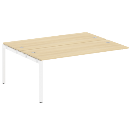 Metal System Quattro Проходной элемент рабочей станции на П-образном м/к 50БП.ПРС-СП-2.5 Акация Лорк