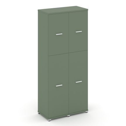 Concept Шкаф 2 узкие секции, 5 ниш CN.STU-525 W Кобо/Металл Белый 836*420*1922