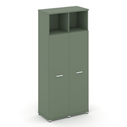 Concept Шкаф 2 узкие секции, 5 ниш CN.STU-526 W Кобо/Металл Белый 836*420*1922