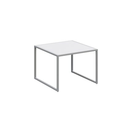 Next Столик малый NLT.SM Снежная Патина/Металл Серый 600*600*430