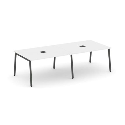 Style Project Стол переговорный SN-4A.SPRG-042 Белый/Металл Антрацит 2360*1180*750