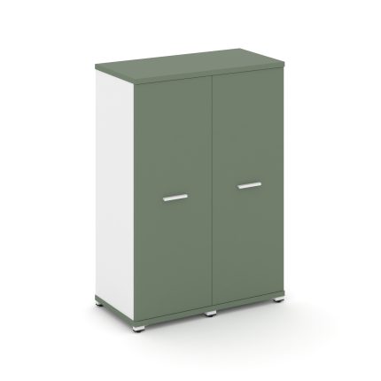 Concept Шкаф 2 узкие секции, 3 ниши CN.STU-326 W Кобо/Белый Бриллиант/Металл Белый 836*420*1186