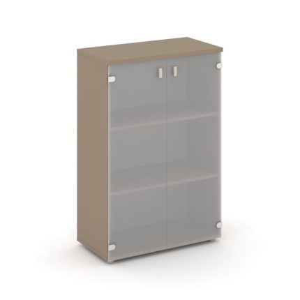 Estetica Шкаф средний широкий ES.ST-2.4 Латте/Сатин матовый 800*420*1207