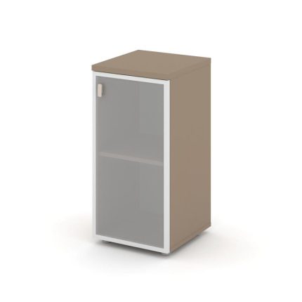 Estetica Шкаф низкий узкий правый ES.SU-3.2R (R) Латте/Сатин матовый 400*420*823