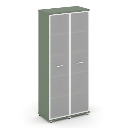 Concept Шкаф 2 узкие секции, 5 ниш CN.STU-528 RMW W Кобо/Металл Белый/Сатин 836*420*1922