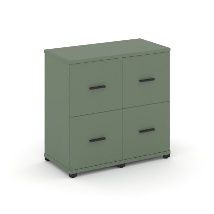 Concept Шкаф 2 узкие секции, 2 ниши CN.STU-222 B Кобо/Металл Черный 836*420*818