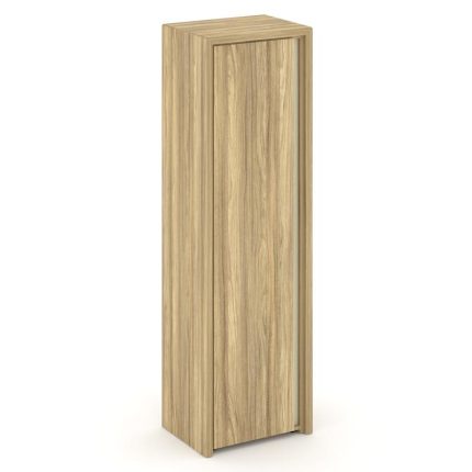 Corner Гардероб узкий COR.GB-1 (L) Гикори Песочный/Ваниль 600*450*2000