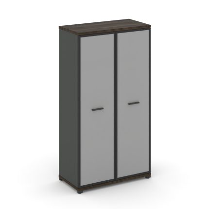 Concept Шкаф 1 широкая секция, 4 ниши CN.STS-416 RMB A Дуб Мали/Антрацит/Металл Антрацит/Сатин 836*4