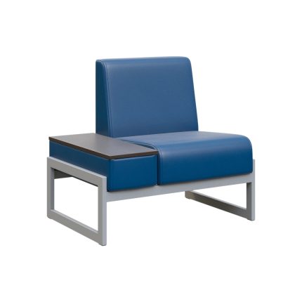 Module Диван одномест. столик унив. MD.D1-ST1 Oregon 03/Венге Цаво/Металл Серый 980*700*800