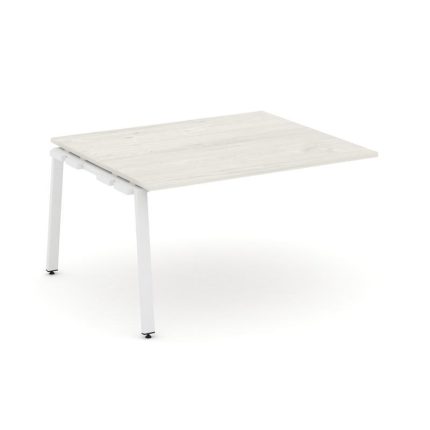 Style Project Проходной наб. элем. перег. стола SN-6A.NSPRG-033.3 Дуб Наварра/Металл Белый 1380*1180