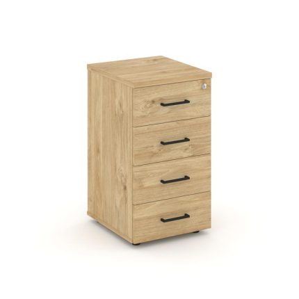 Style Project Тумба приставная SN.TPP-001 Тиквуд Светлый/Черный Ручки 416*460*750