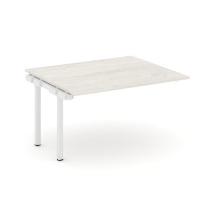 Style Project Проходной наб. элем. перег. стола SN-5P.NSPRG-033.3 Дуб Наварра/Металл Белый 1380*1180