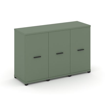 Concept Шкаф 3 узкие секции, 2 ниши CN.STU-233 B Кобо/Металл Черный 1252*420*818