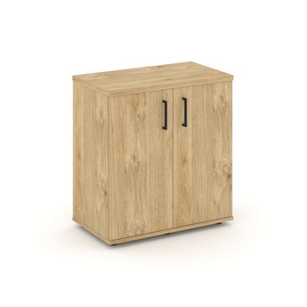 Style Project Тумба опорная/приставная SN.TOP-032 Тиквуд Светлый/Черный Ручки 700*400*750