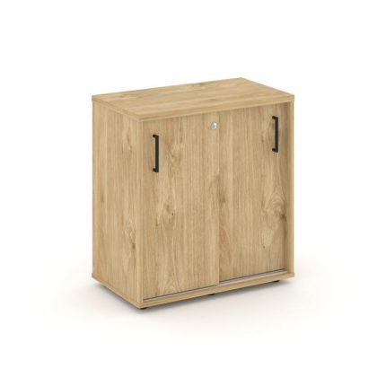 Style Project Тумба опорная/приставная SN.TOP-041 Тиквуд Светлый/Черный Ручки 600*400*750