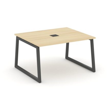 Style Project Стол переговорный SN-5T1.SPRG-032 Акация Лорка/Металл Антрацит/Заглушка Металл Антраци