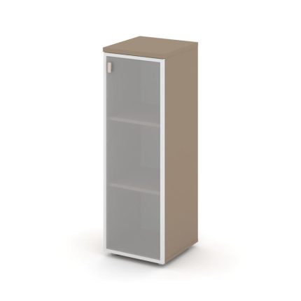 Estetica Шкаф средний узкий правый ES.SU-2.4R (R) Латте/Сатин матовый 400*420*1207