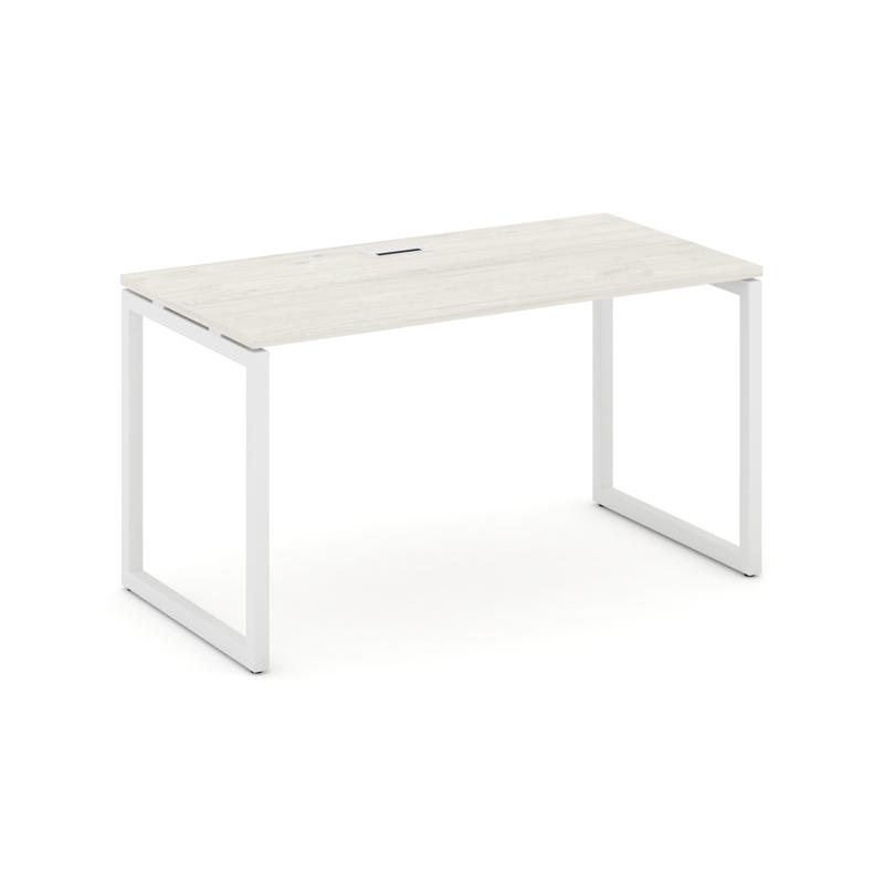 Дуб Наварра/Металл Белый