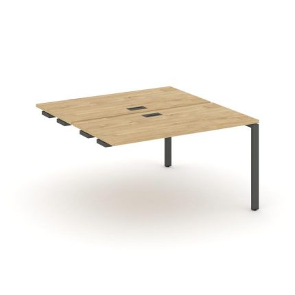 Style Project Стол-приставка к опор. элем. SN-6P.DPRS-012 Тиквуд Светлый/Металл Антрацит 1180*1432*7