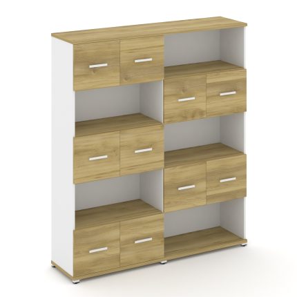 Concept Набор №521.S CN.STSN-521 W Дуб Винченцо/Белый Бриллиант/Металл Белый 1668*420*1922