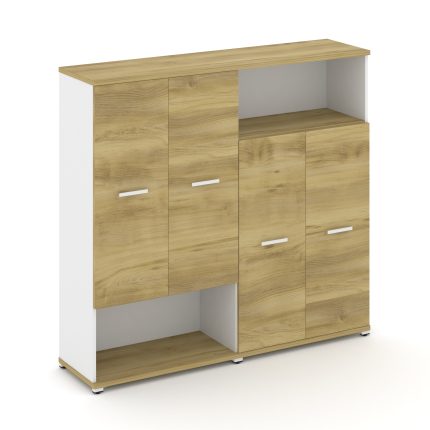 Concept Набор №422.S CN.STSN-422 W Дуб Винченцо/Белый Бриллиант/Металл Белый 1668*420*1554