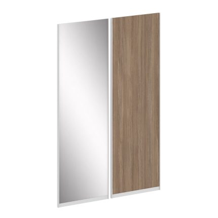 Maris Комплект дверей ЛДСП 1шт+Зеркало 1шт. для шкафа низкого L=1200мм  SH.DZK-2.2 Дуб Аризона 591*3