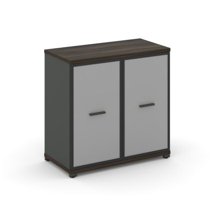 Concept Шкаф 1 широкая секция, 2 ниши CN.STS-213 RMB A Дуб Мали/Антрацит/Металл Антрацит/Сатин 836*4