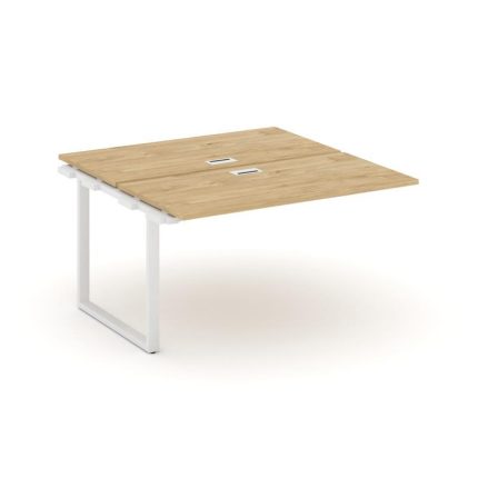 Style Project Проходной наб. элем. SN-6O.DNRS-013 Тиквуд Светлый/Металл Белый 1380*1432*750